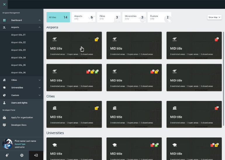 Drone Data Platform for Safe and Regulated Flights