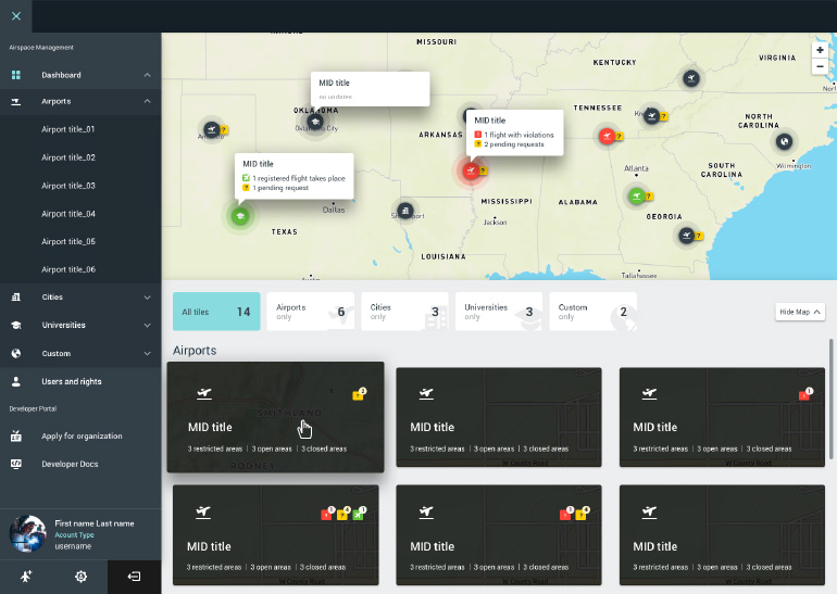 Drone Data Platform for Safe and Regulated Flights