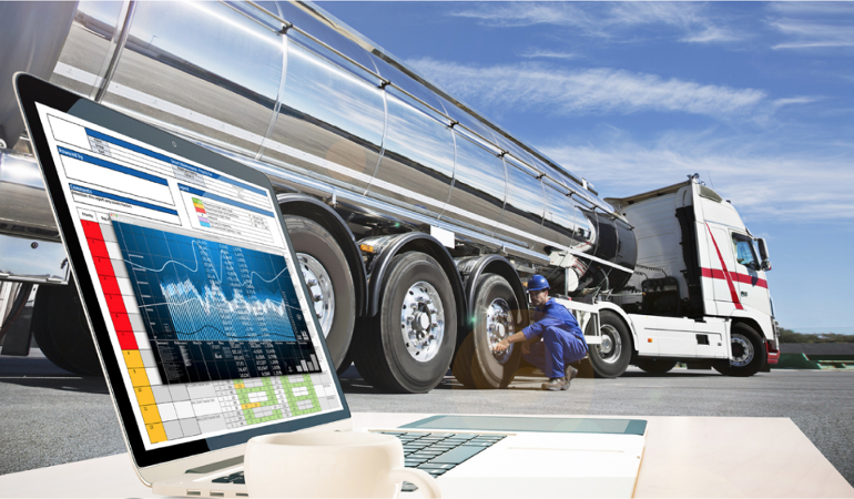 Autonomous Fleet Management of Electric Semi-Trucks