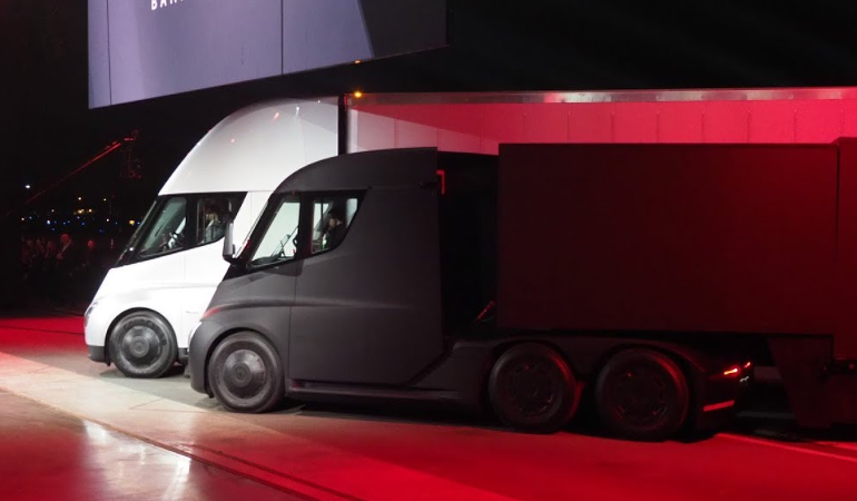 Autonomous Fleet Management of Electric Semi-Trucks