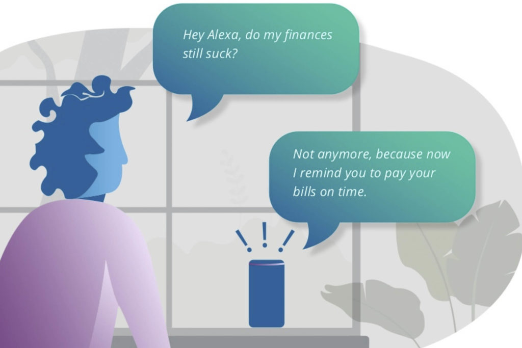 Have a word about finances with Alexa