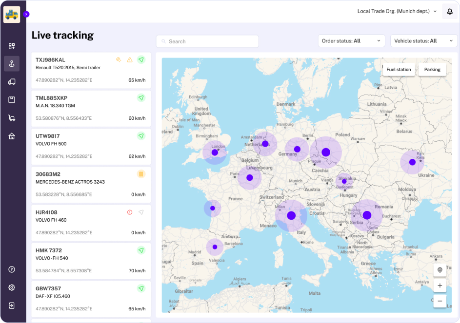 Live tracking_ dispatcher 1