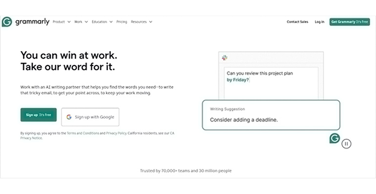 Grammarly platform 