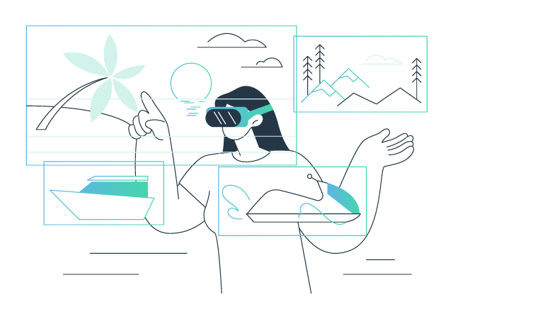 Virtual reality application for travel industry 