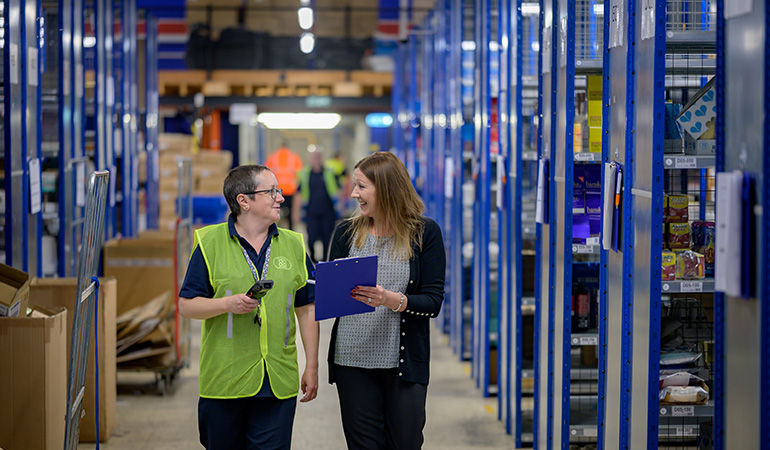 Warehouse automation can be made possible thanks to machine learning for supply chains