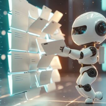 Header for an article on AI-powered enterprise knowledge management