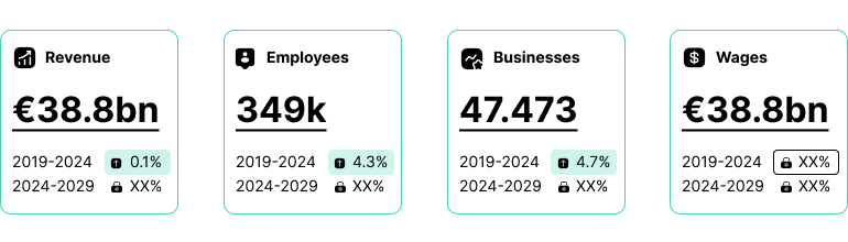 Computer programming market size in Spain.